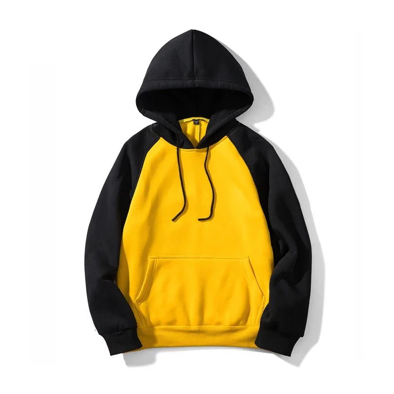 2019 High Quality Plain Black Pullover Hoodies Sweatshirts Men Women Plus Size Fleece Streetwear Hoodie Unisex sudaderas hombre - Baddielike