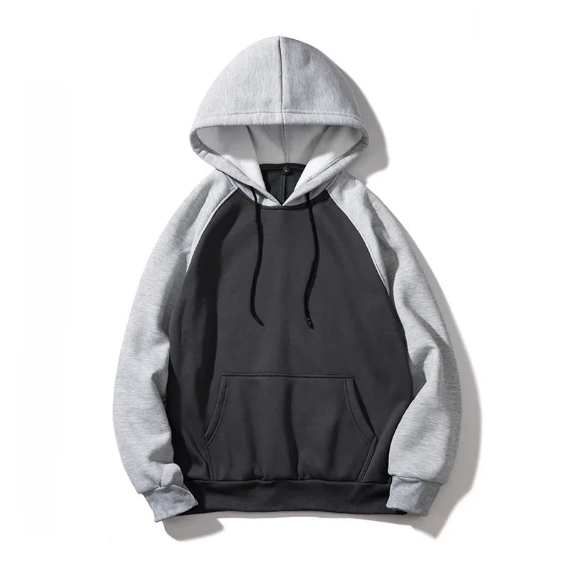 2019 High Quality Plain Black Pullover Hoodies Sweatshirts Men Women Plus Size Fleece Streetwear Hoodie Unisex sudaderas hombre - Baddielike